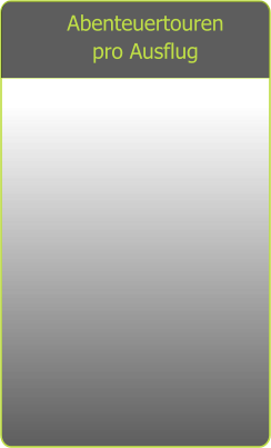 Abenteuertouren pro Ausflug